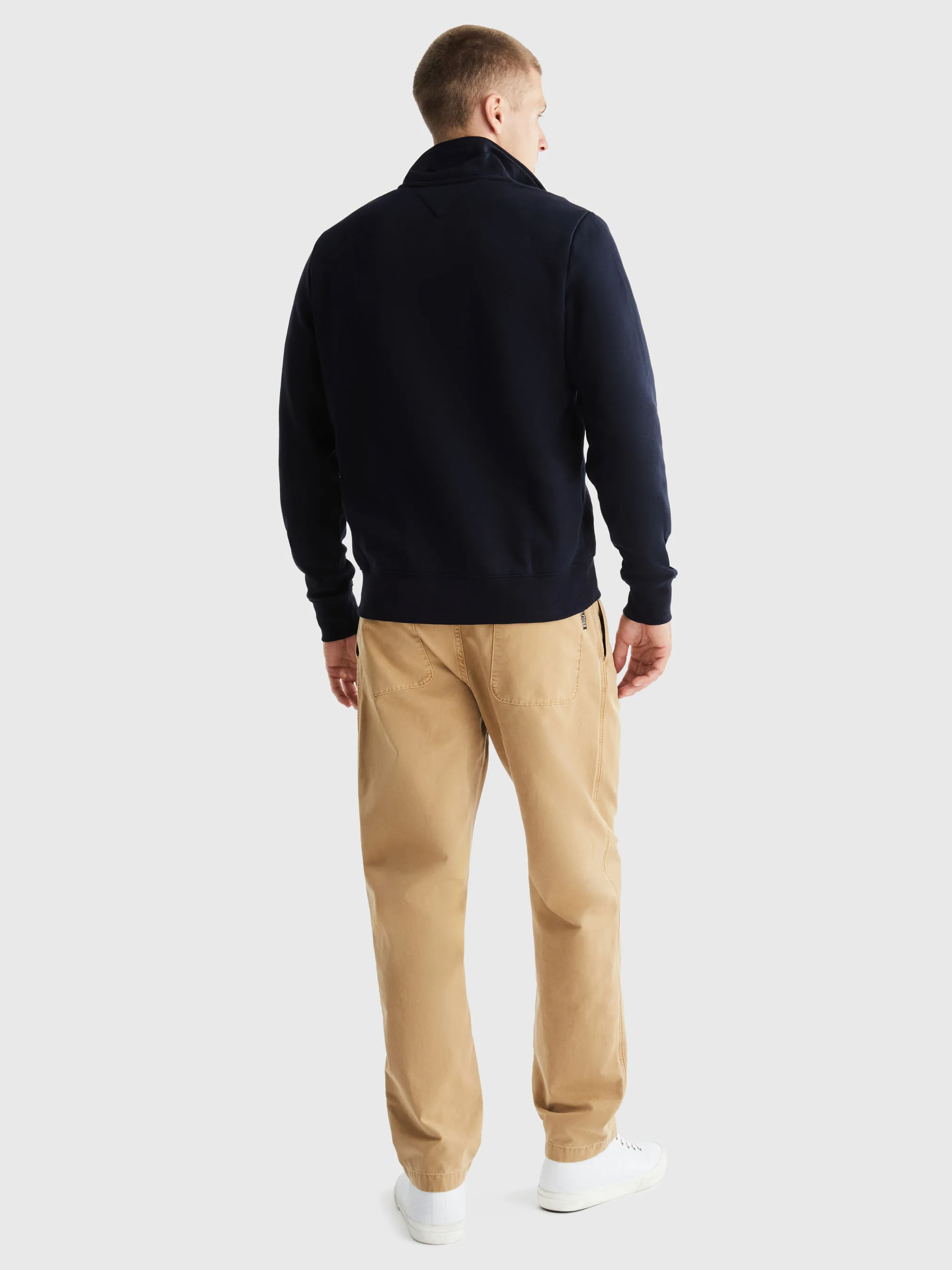 Logo Mock Turtleneck Half-Zip Sweatshirt | Sweatshirts & Hoodies | Tommy Hilfiger