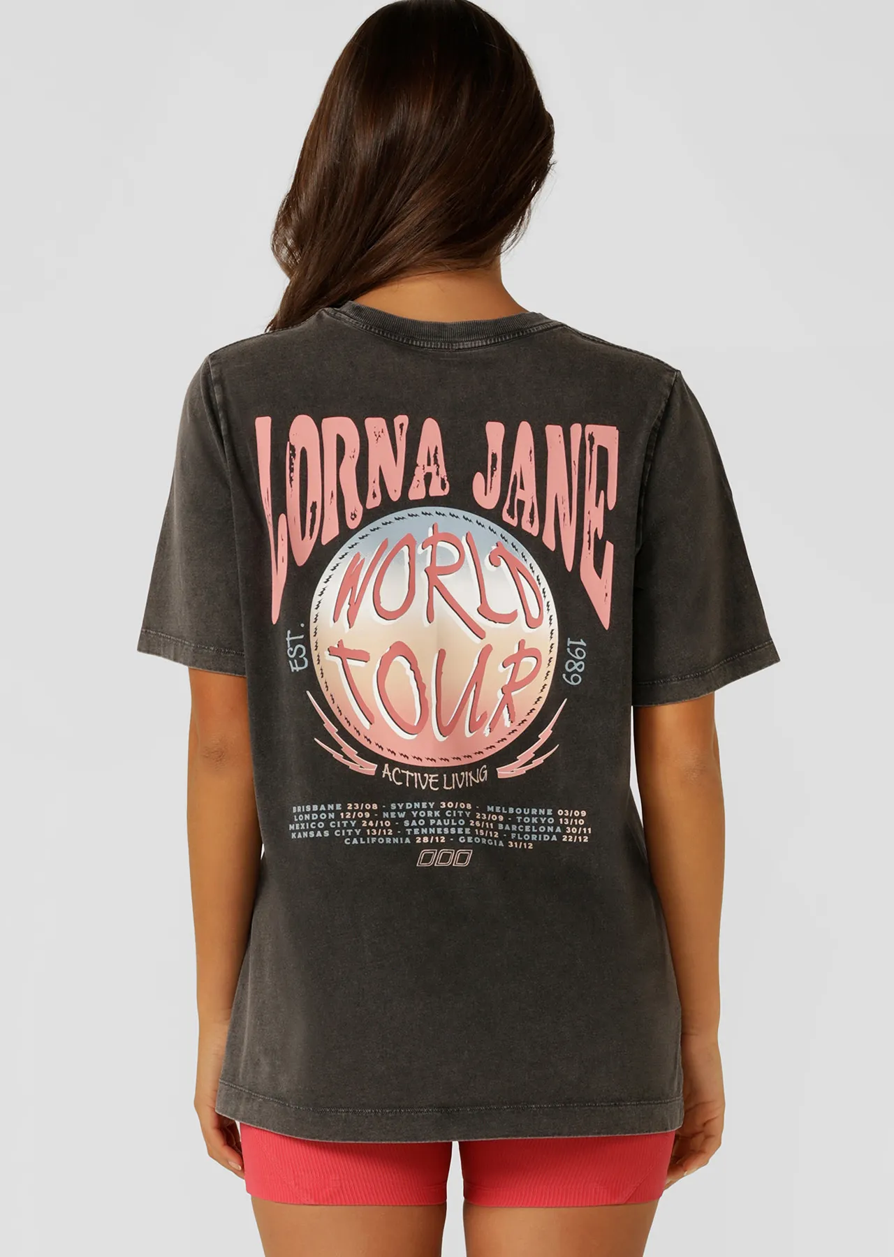 Lorna Jane World Tour T-Shirt | Short Sleeve | Lorna Jane Australia