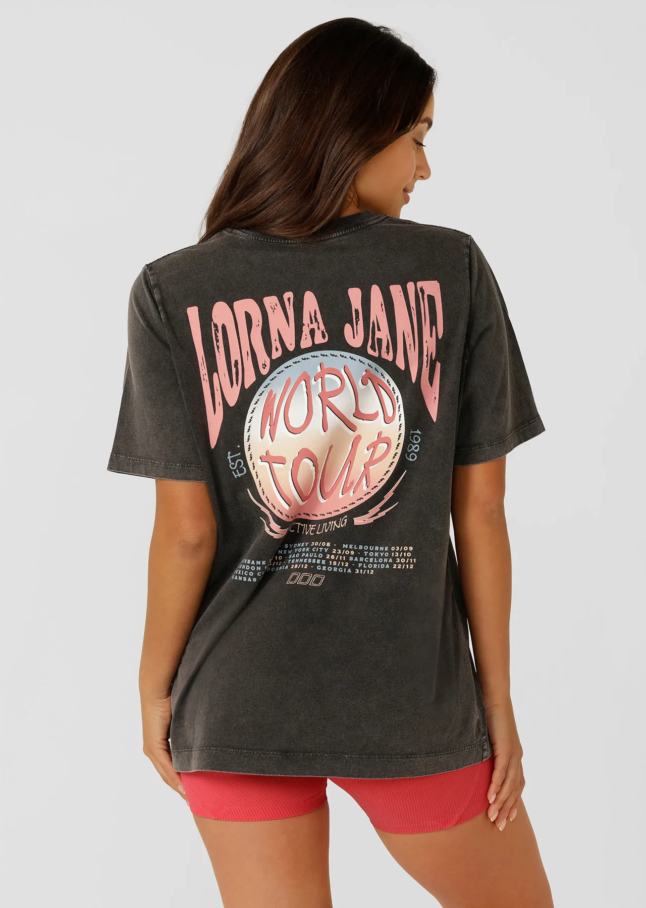 Lorna Jane World Tour T-Shirt | Short Sleeve | Lorna Jane Australia