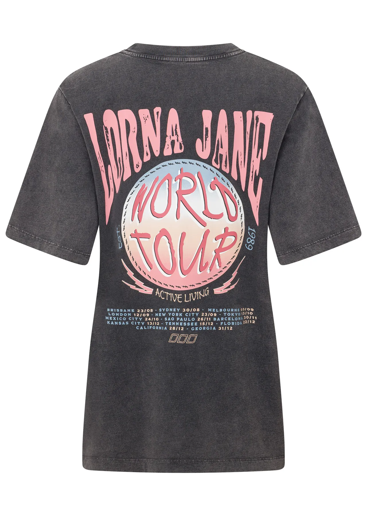 Lorna Jane World Tour T-Shirt | Short Sleeve | Lorna Jane Australia