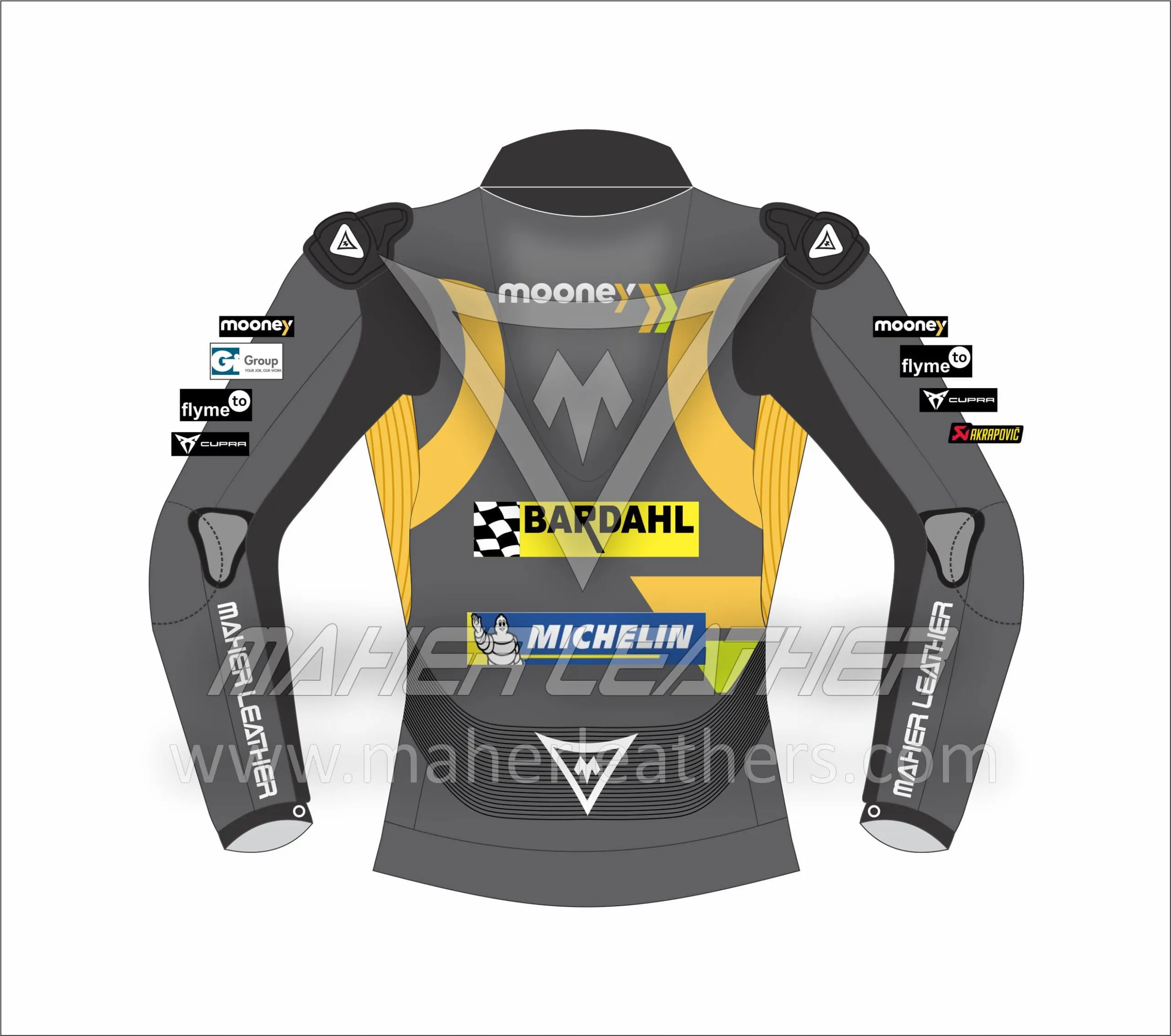 Luca Marini mooney vr46 motorbike racing jacket 2022