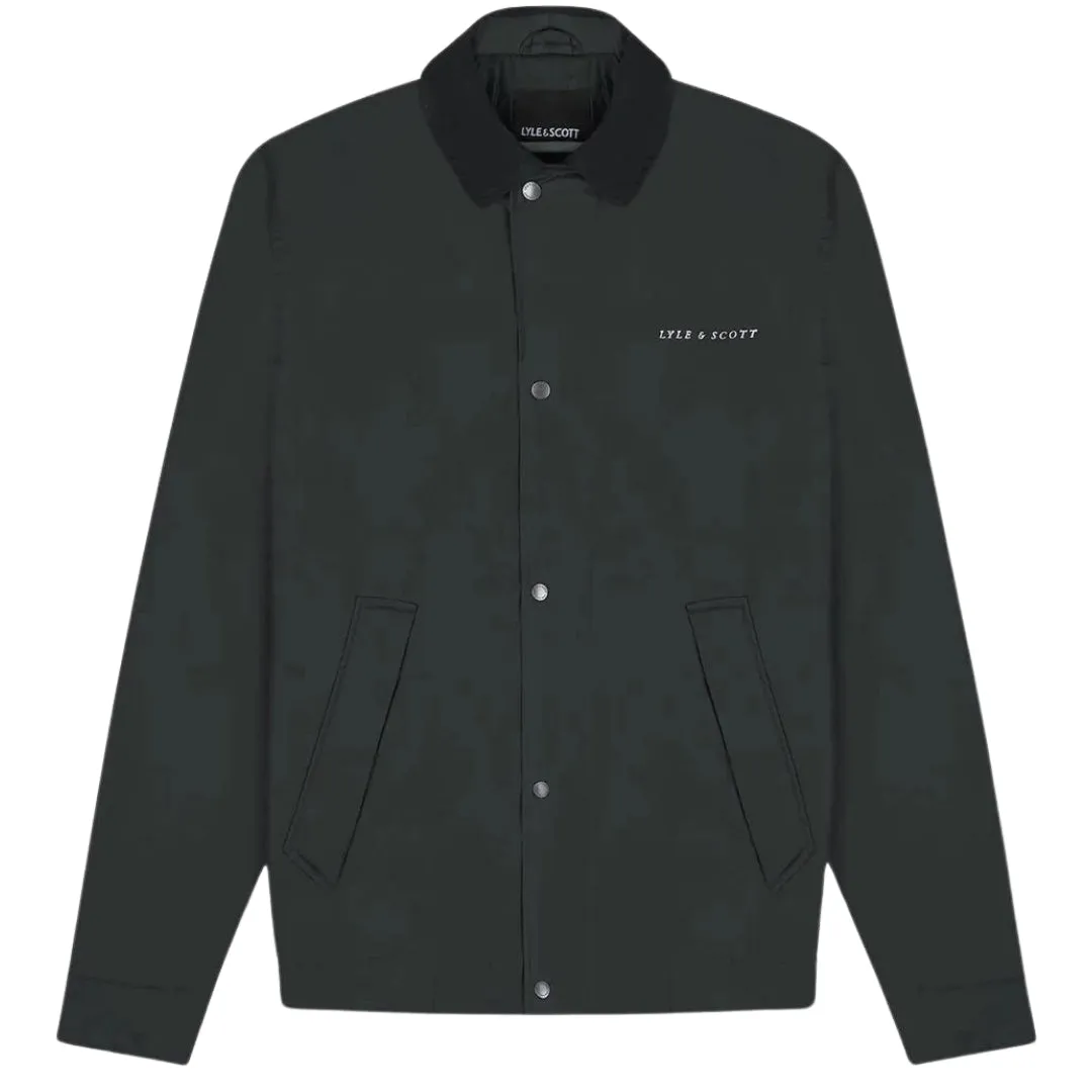 Lyle Scott Branded Gunmetal Grey Bomber Jacket