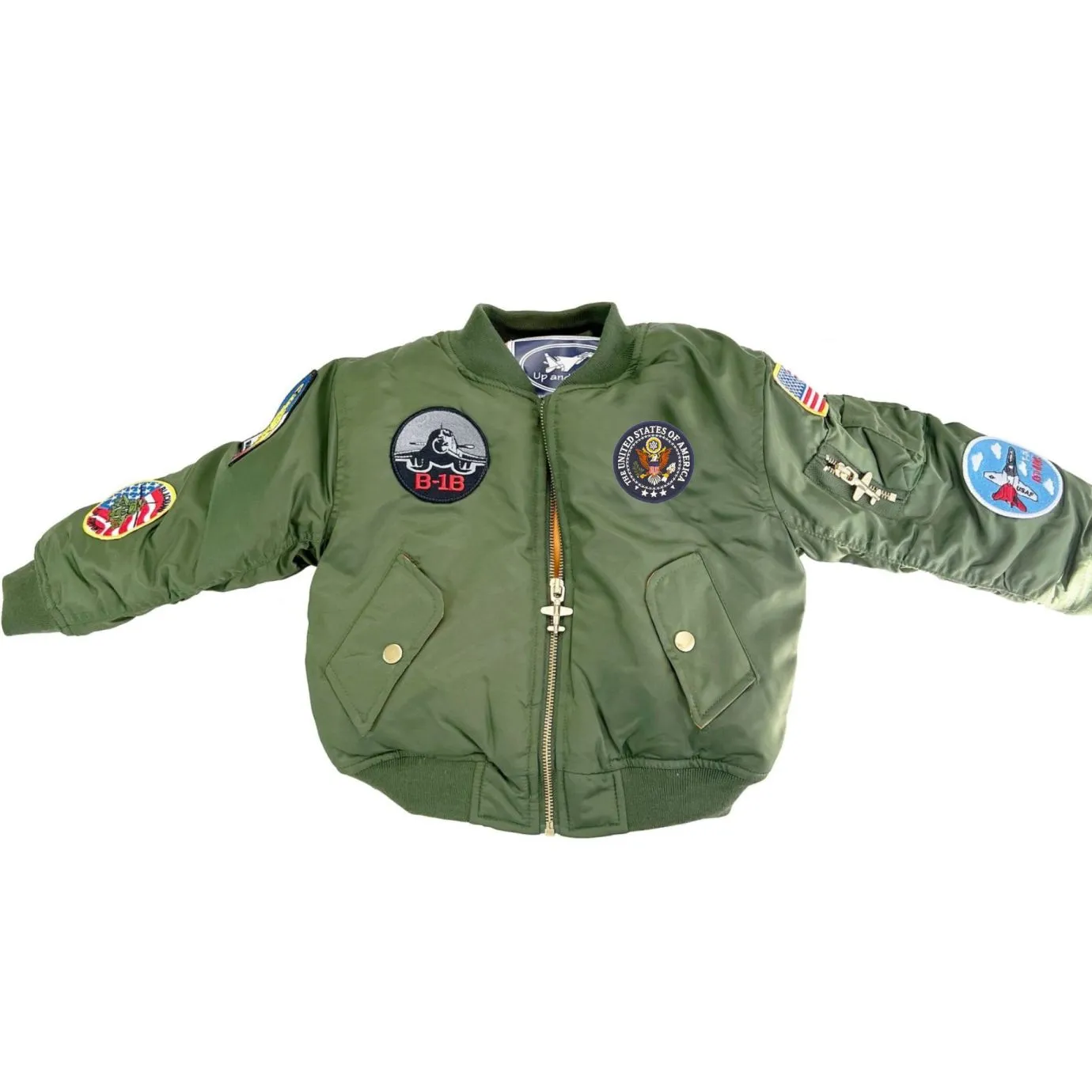 MA-1 Kids Bomber Jacket from Up and Away