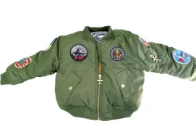 MA-1 Kids Bomber Jacket from Up and Away