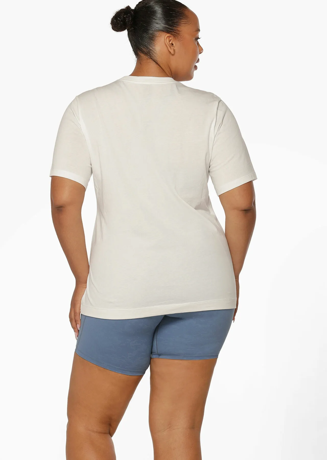 Manifest Happiness Transdry Relaxed Tee | White | Sale | Lorna Jane Australia