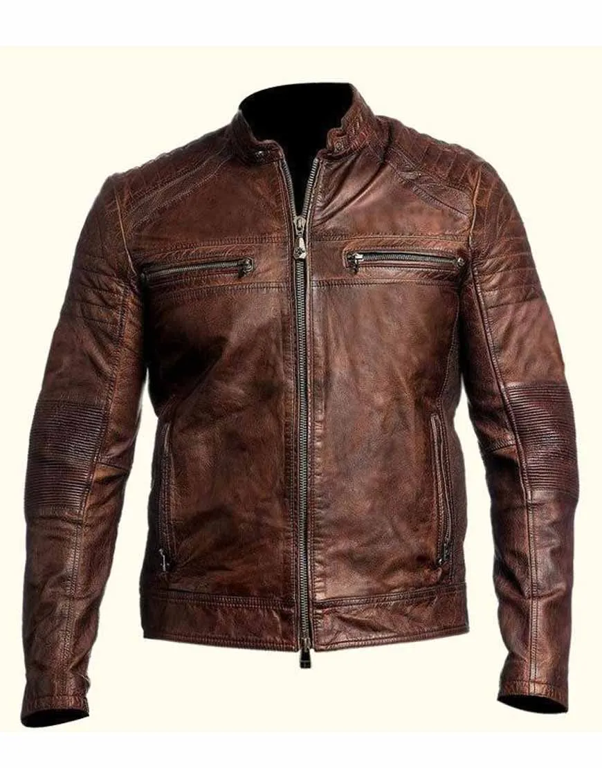 Men's Vintage Cafe Racer Jacket | 45% OFF -ujackets.com