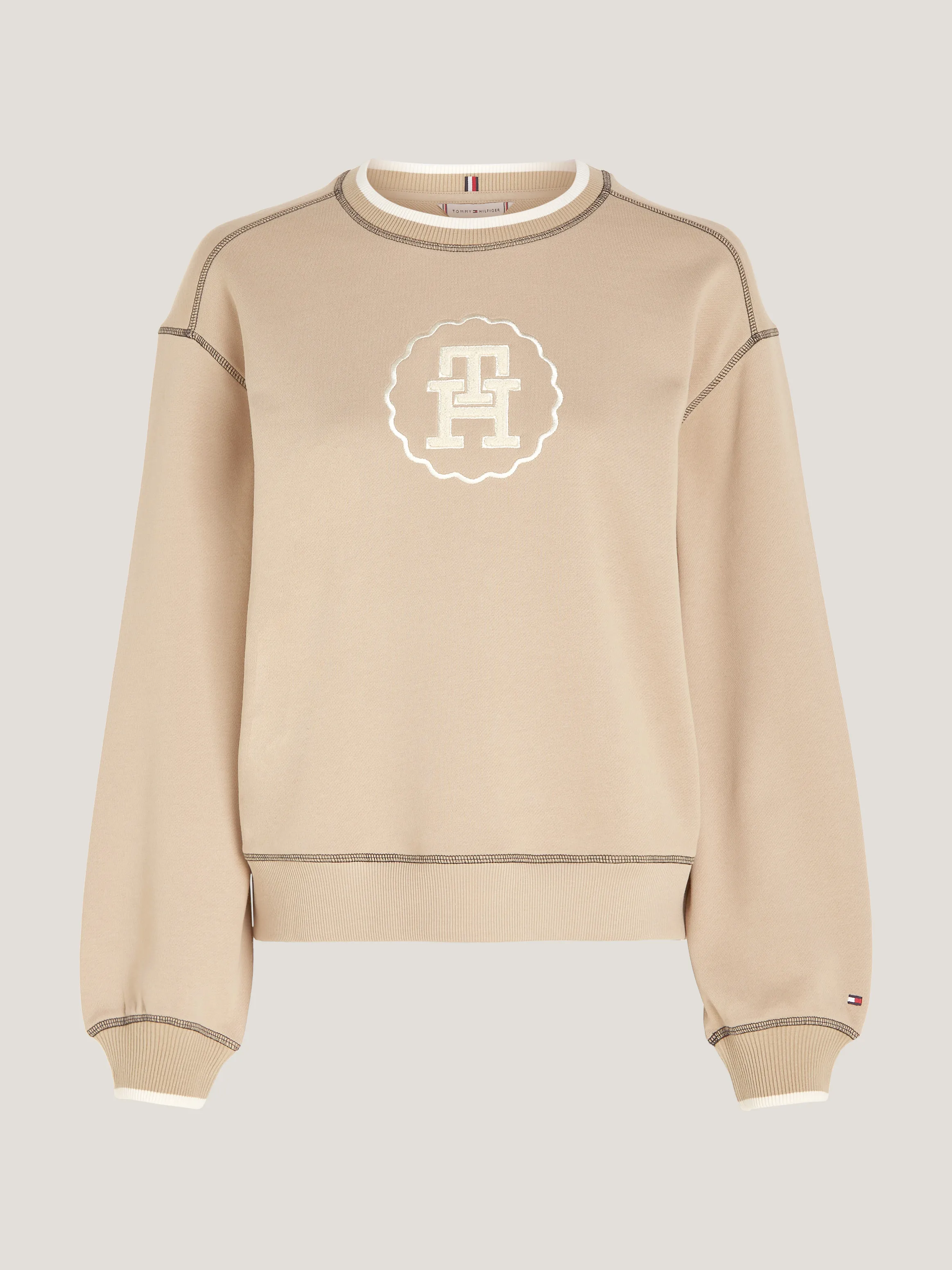 Modern Tipped Crew Neck Sweatshirt | Sweatshirts & Hoodies | Tommy Hilfiger