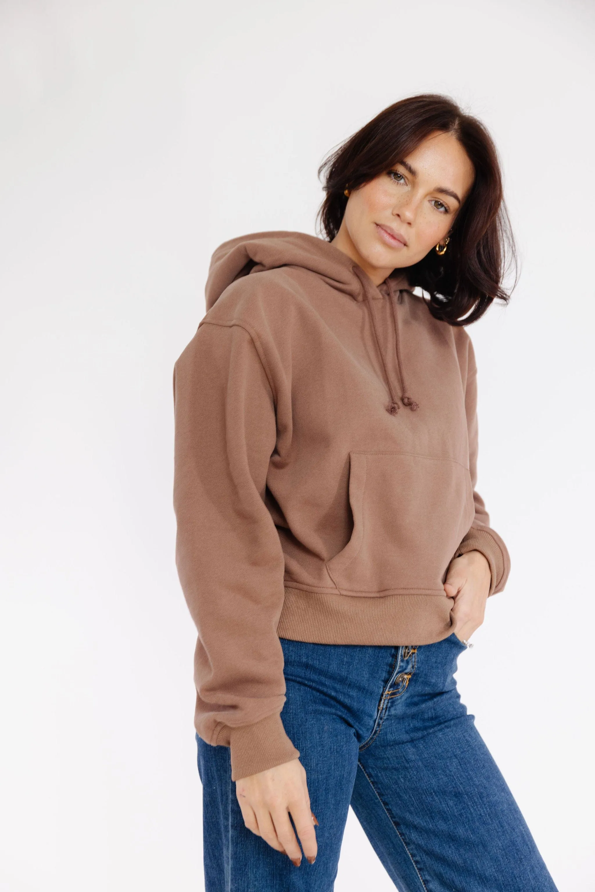 Monterey Hoodie Sweatshirt in Chocolate