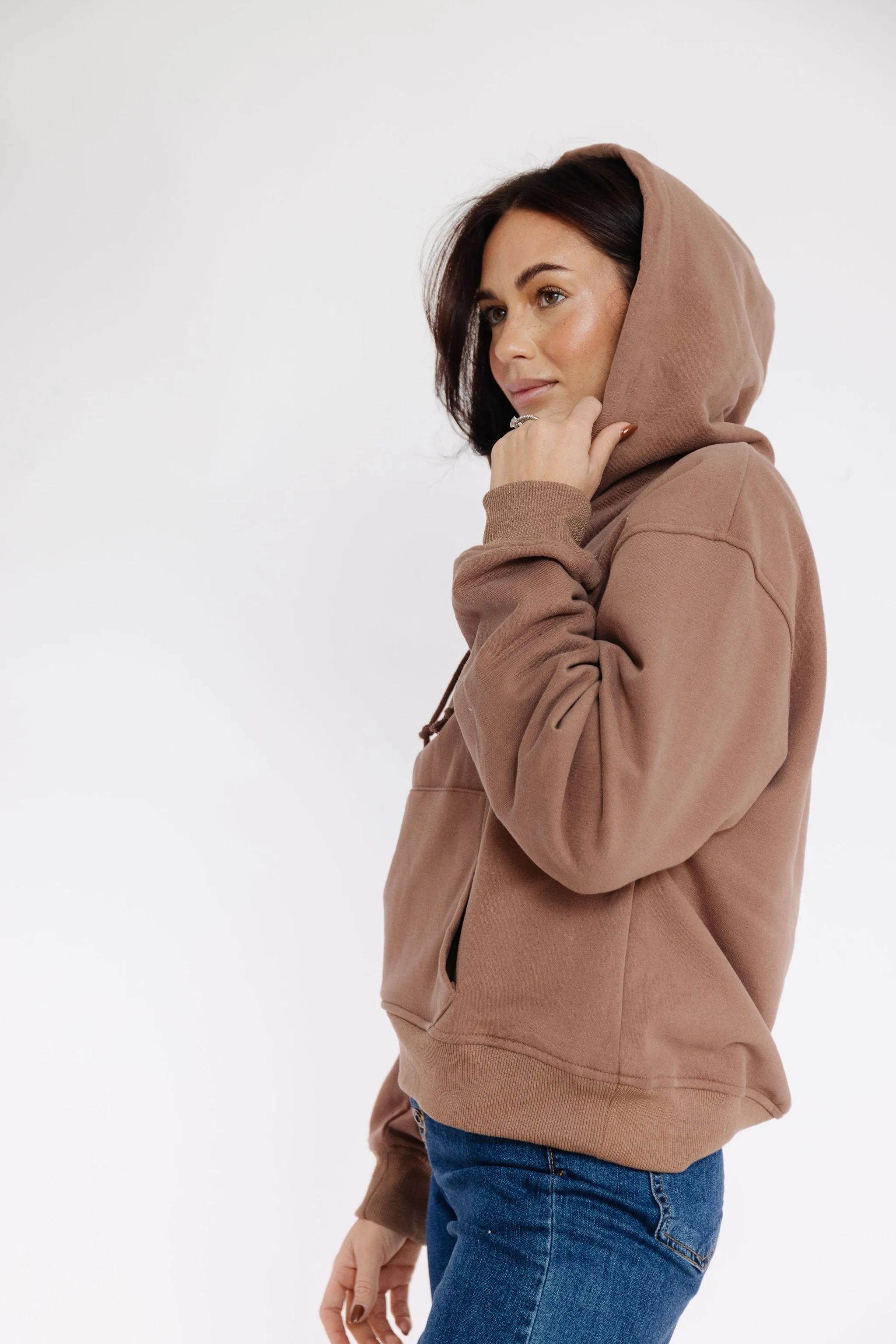 Monterey Hoodie Sweatshirt in Chocolate