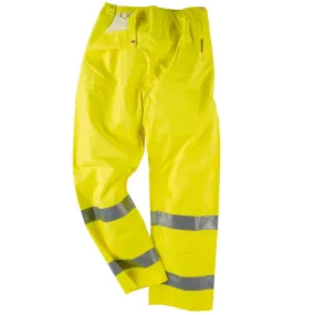 Neese Class E Hi Vis Air-Tex Waterproof Elastic Waist Rain Pants 9100ET