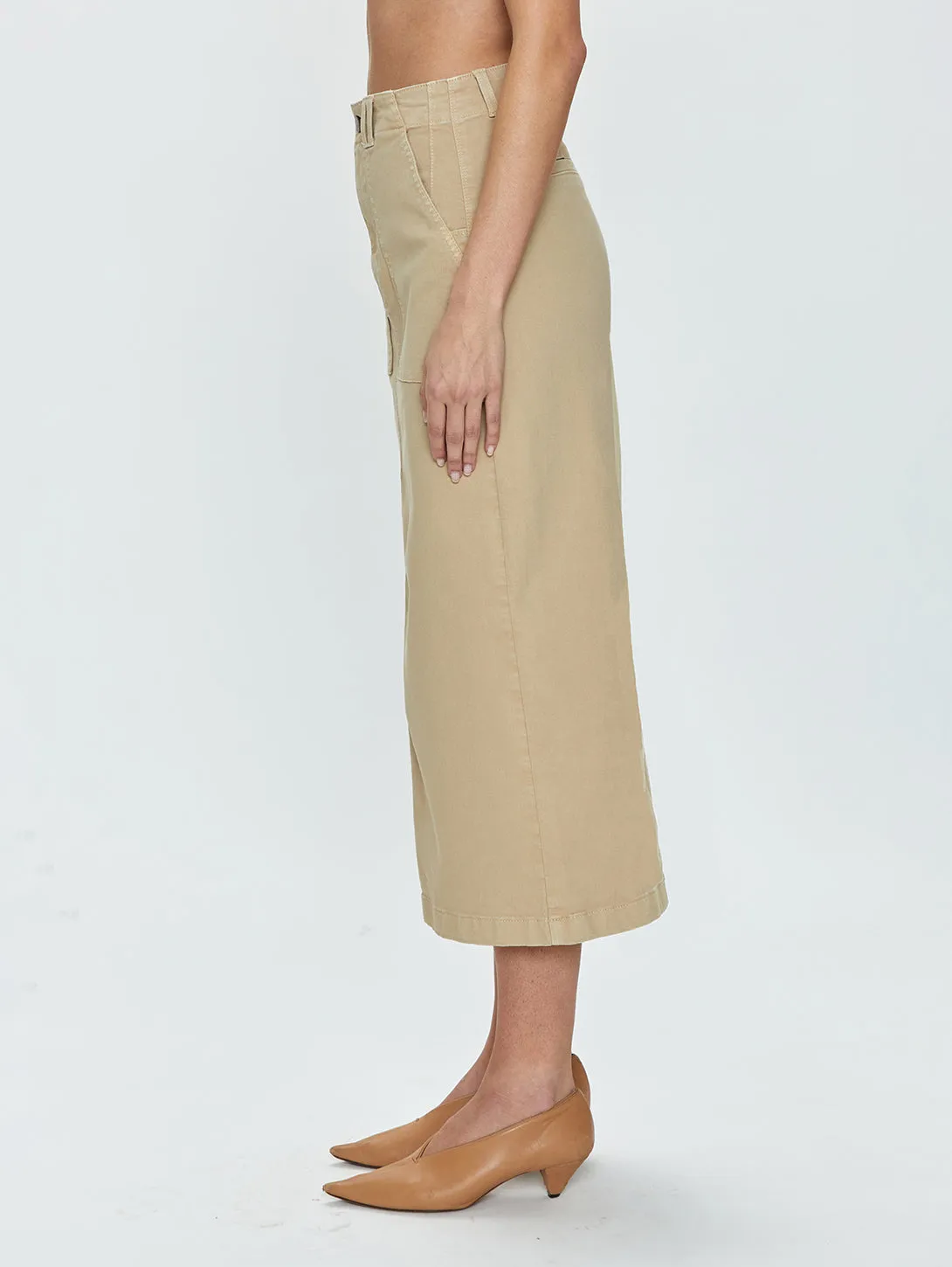 Pamela Utility Skirt - Latte