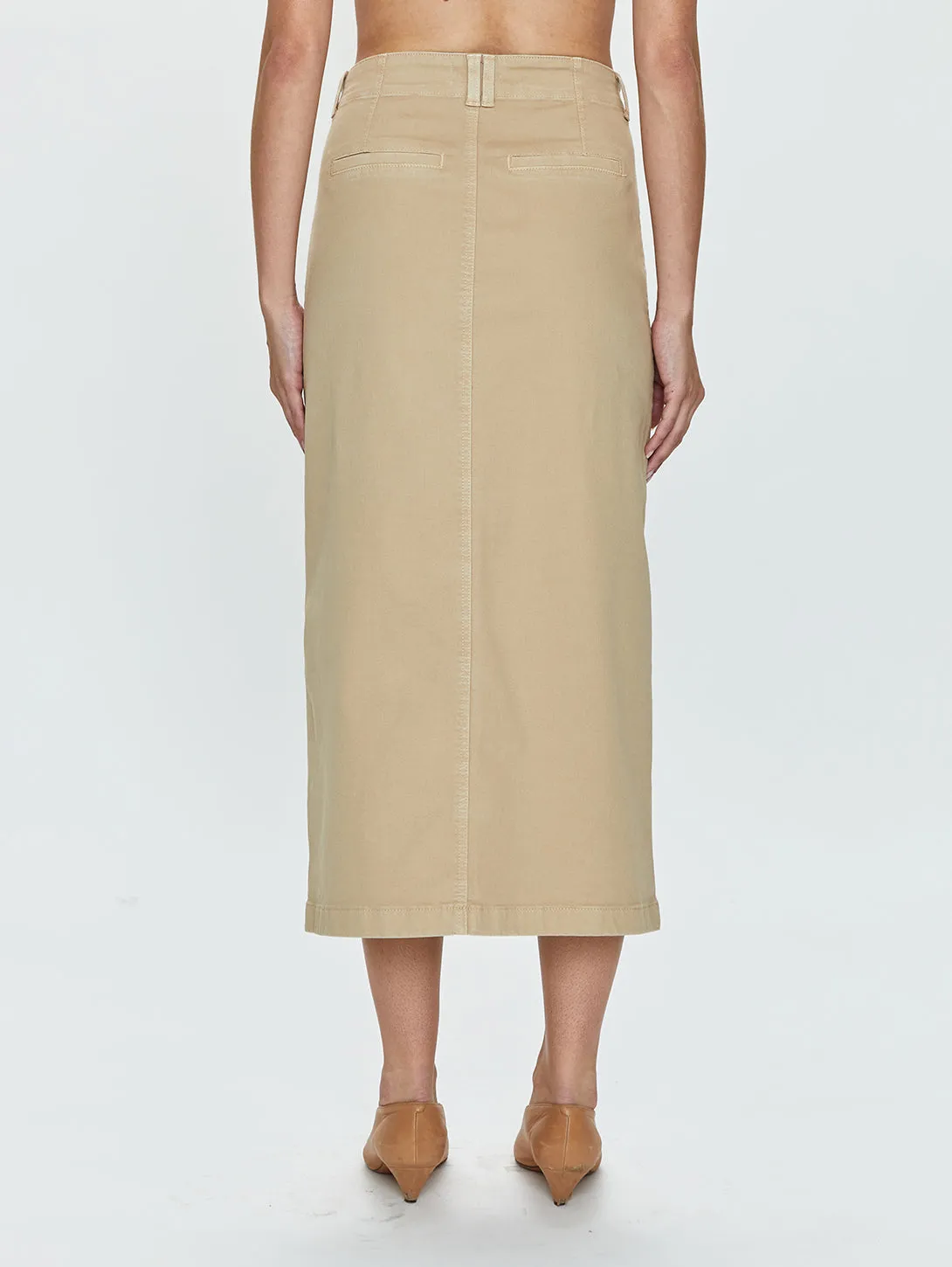 Pamela Utility Skirt - Latte