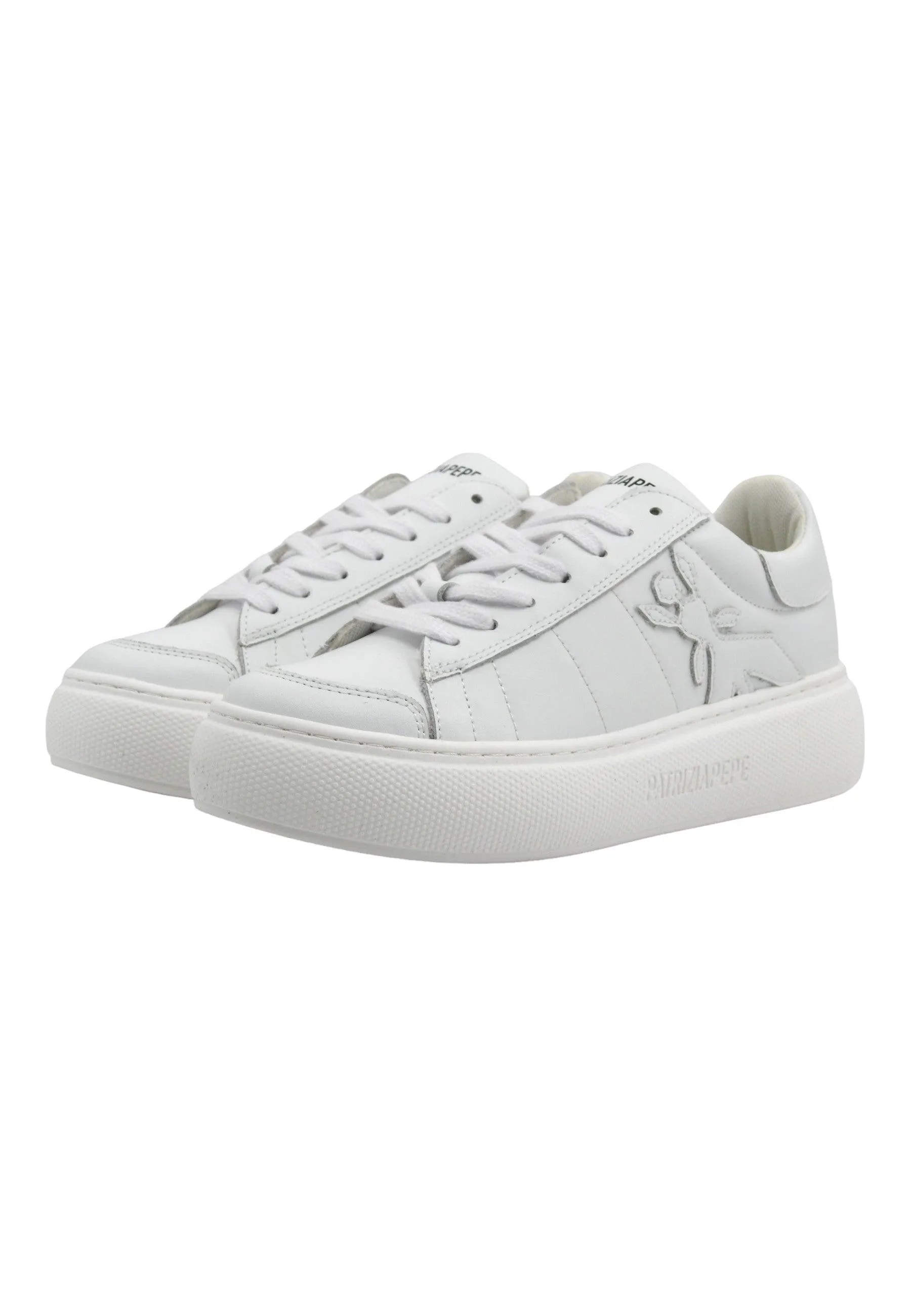 PATRIZIA PEPE Sneaker Donna Total White 8Z0080-E028