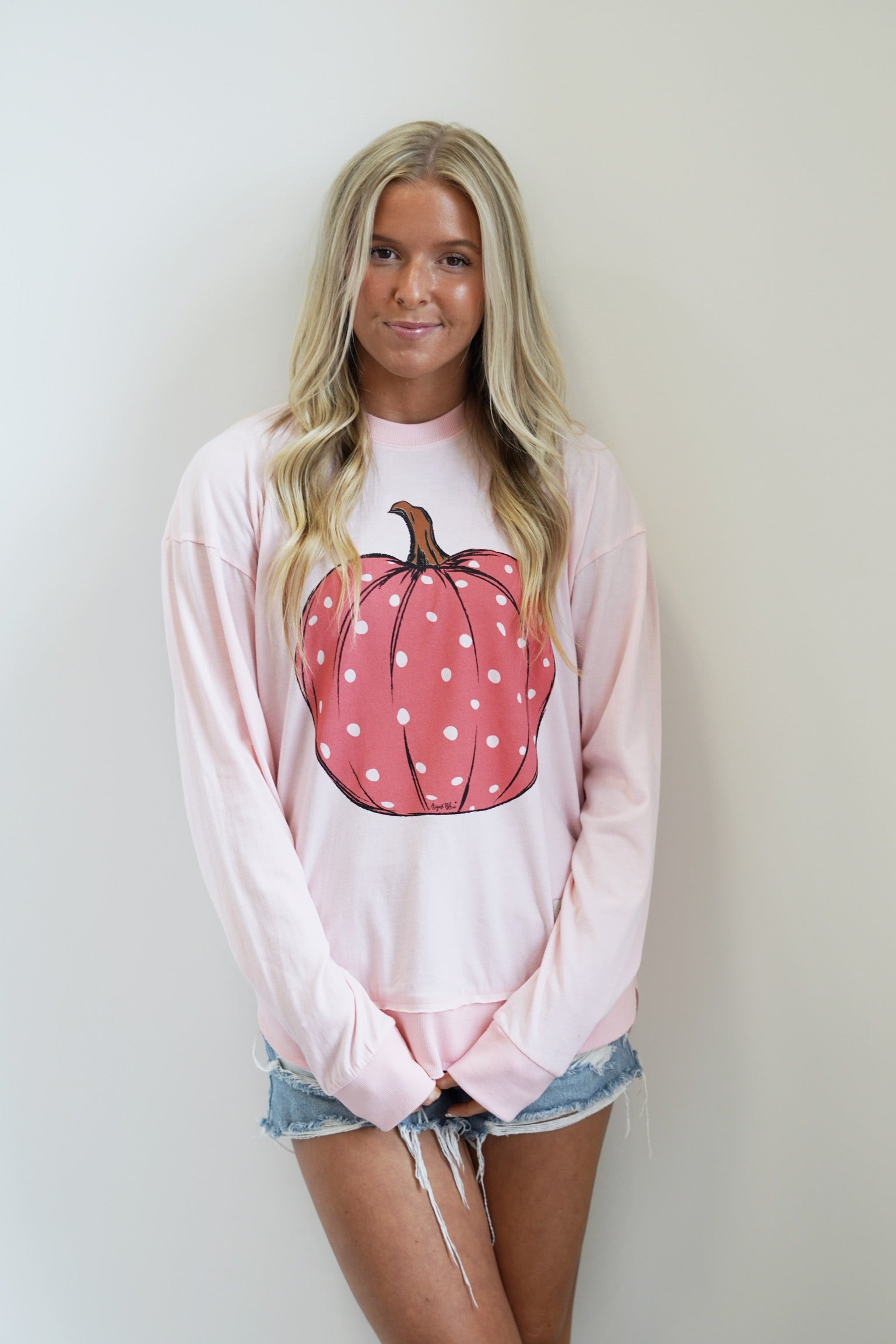 Presley Pink Pumpkin Long Sleeve