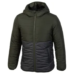 Pulse Boys' Sherpa Lined Cozy Colorblock Hooded Jacket