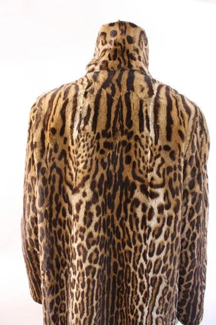 Rare Vintage 60's Genuine Cat Fur Coat