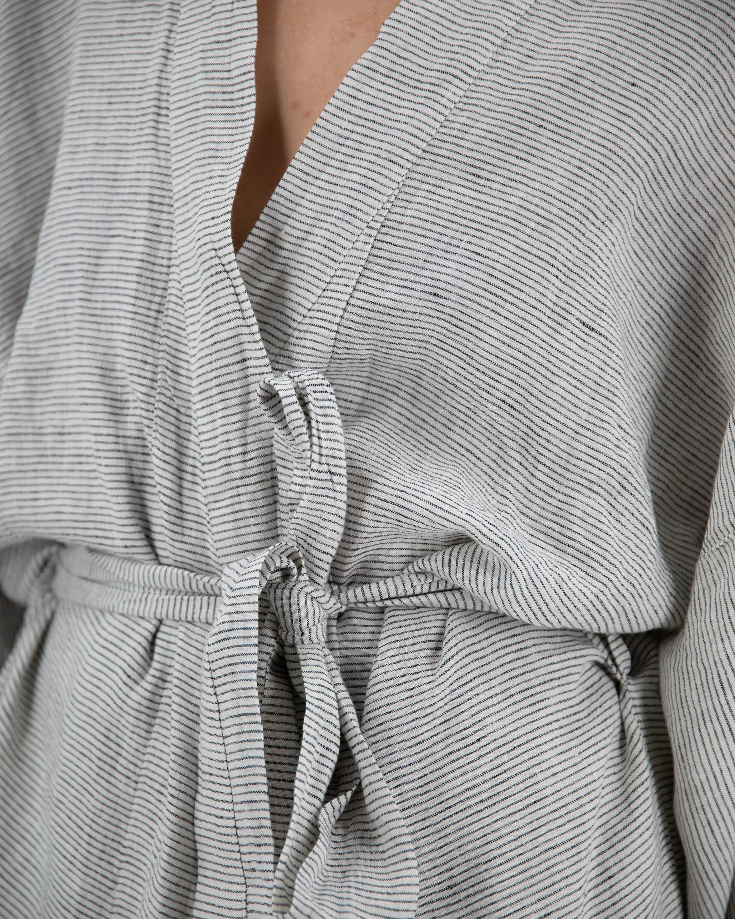 Sai Full-Length Linen Robe