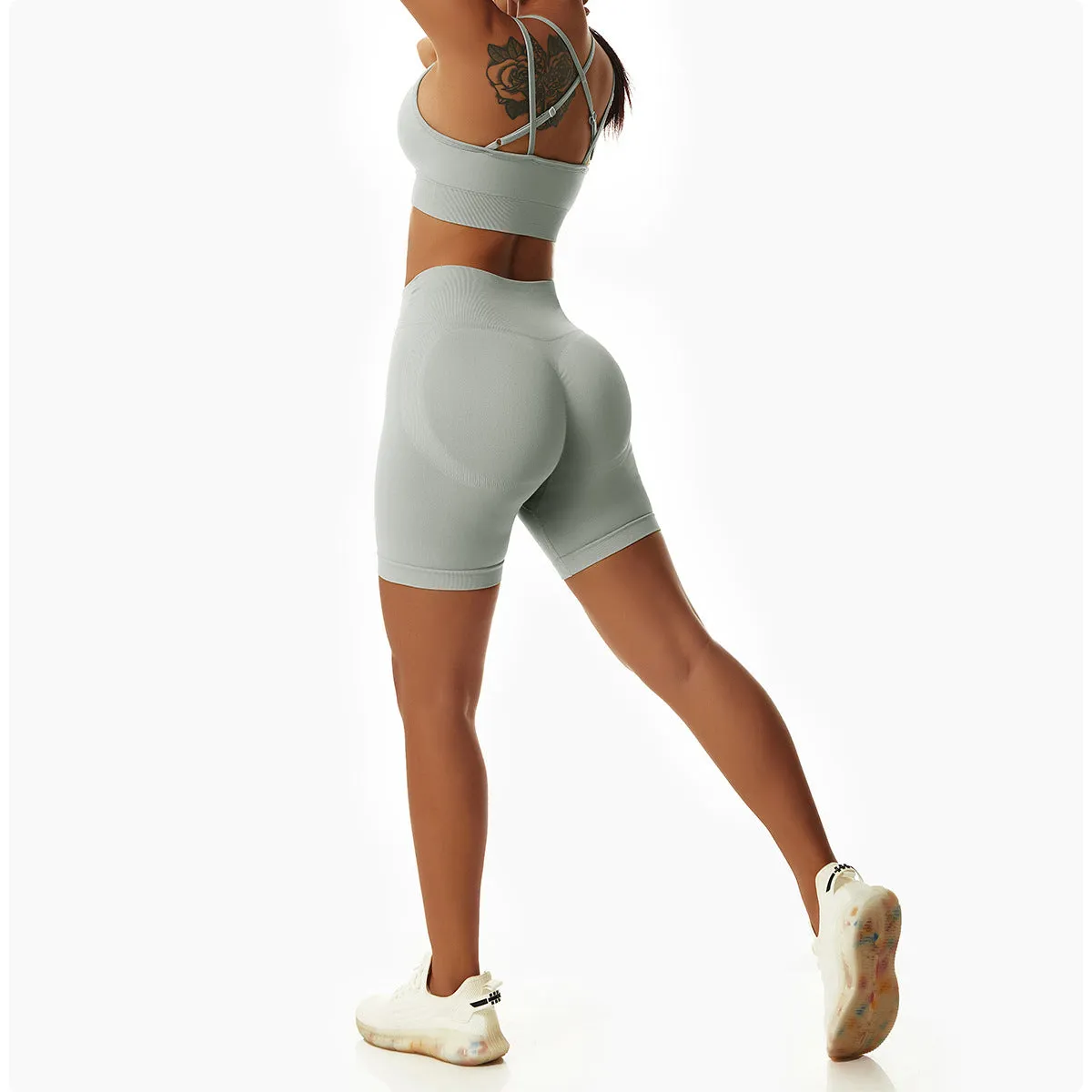 Seamless Breathable Scrunch Butt Shorts