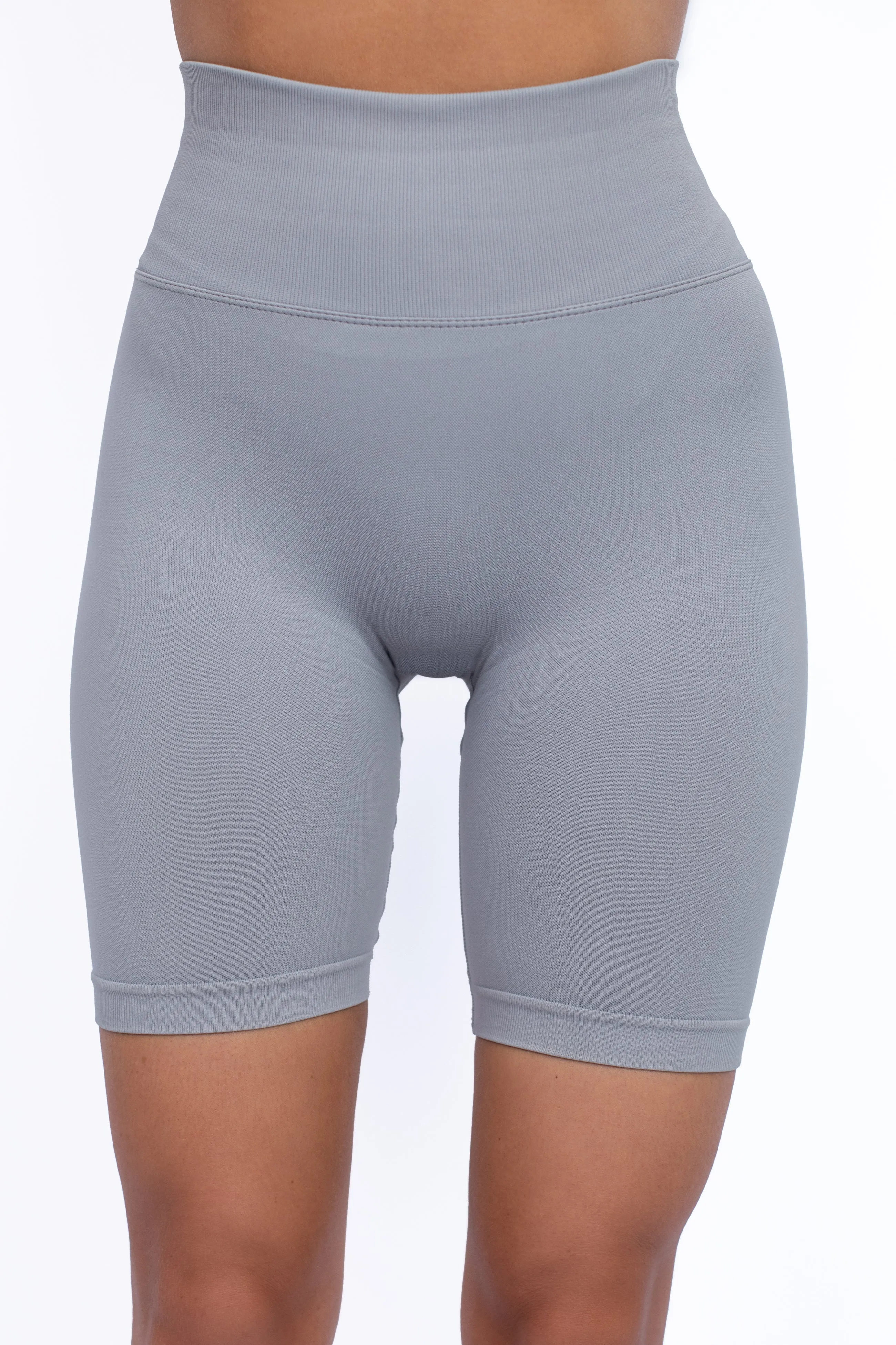 Seamless Scrunch Bike Shorts - Mist