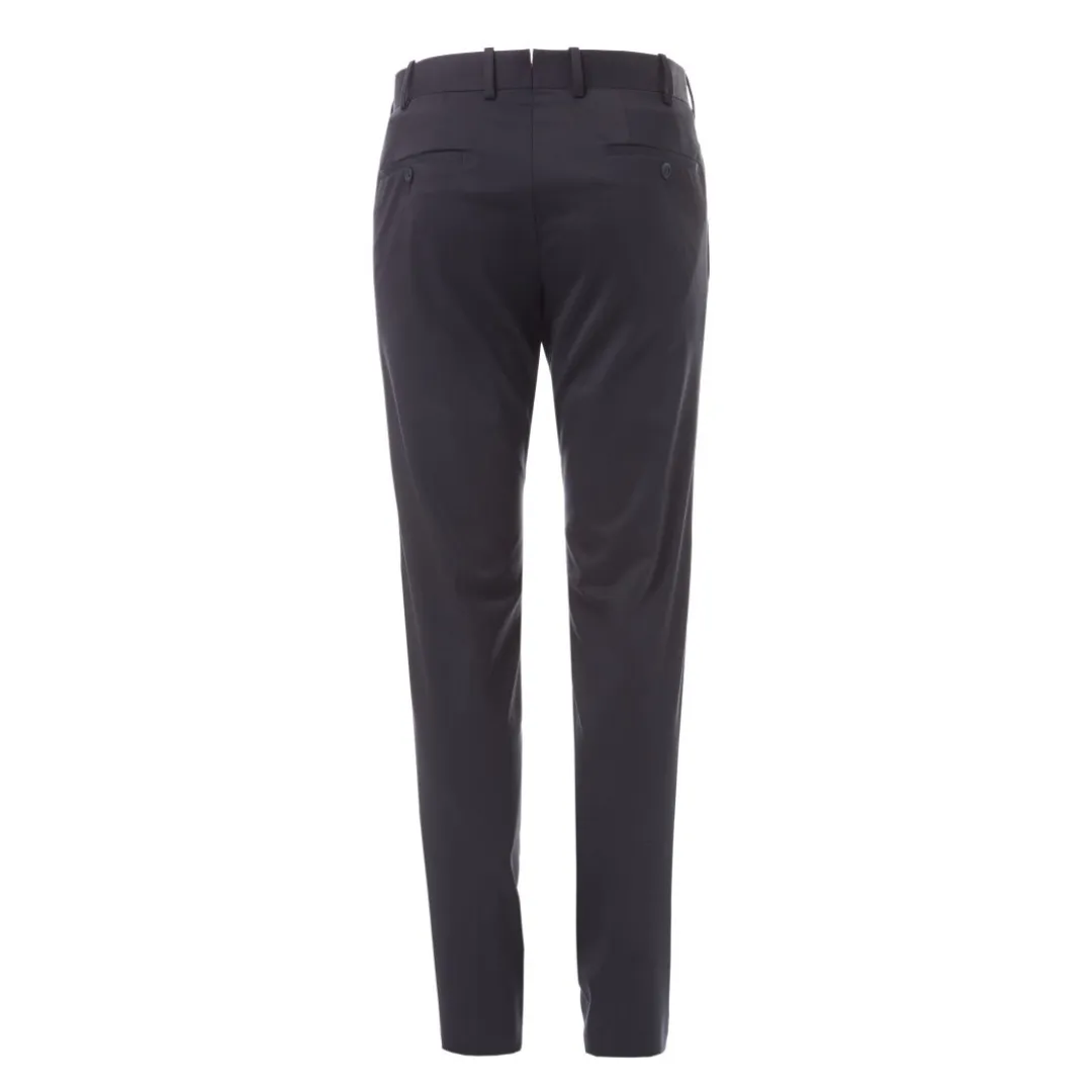 SLIM POPLIN PANT BLACK