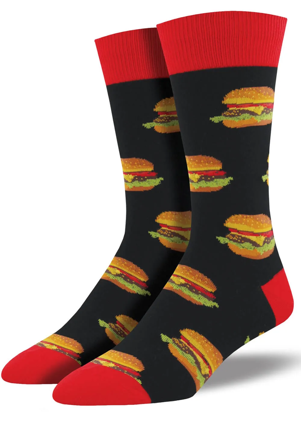 Socksmith Good Burger Hamburger Socks Black