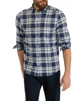 Southern Proper Men's Long Sleeve Plaid Flannel Shirt