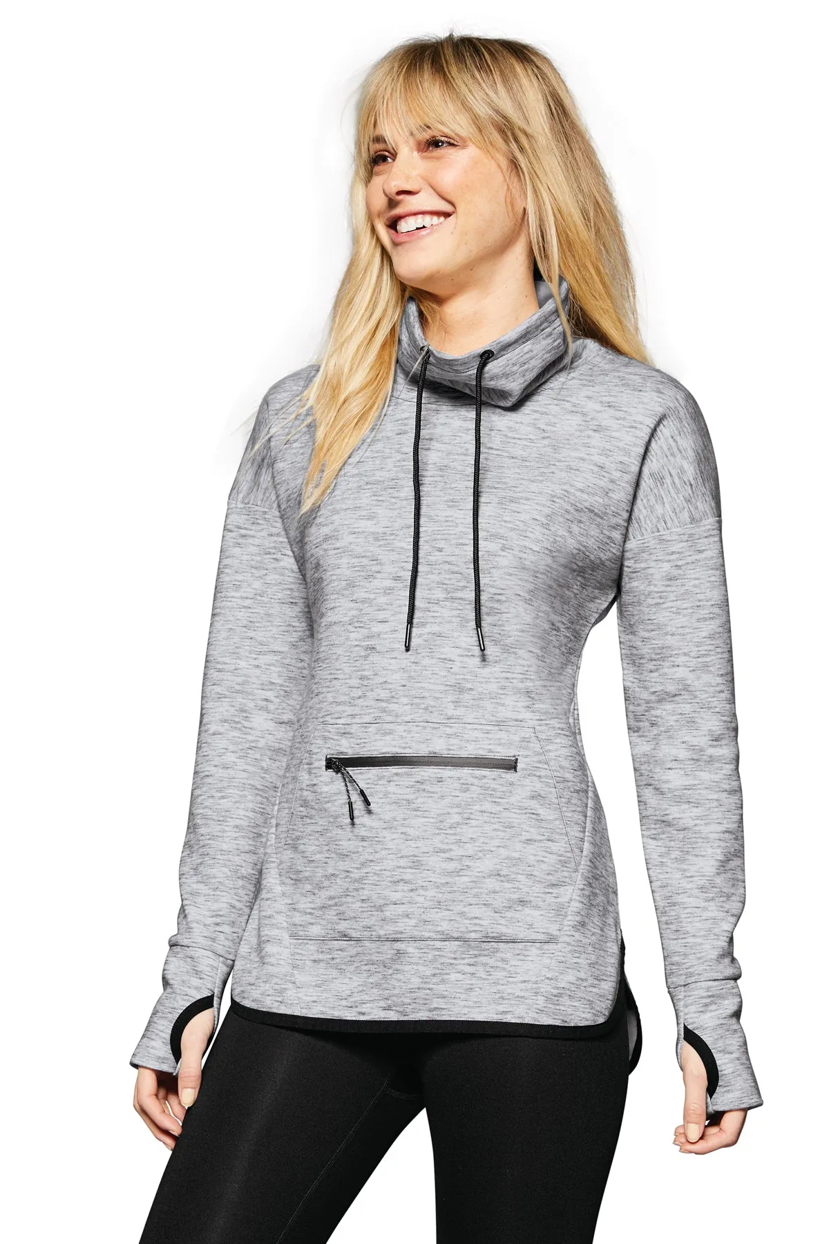 Sport-Tek Womens Triumph Cowl Neck Pullover