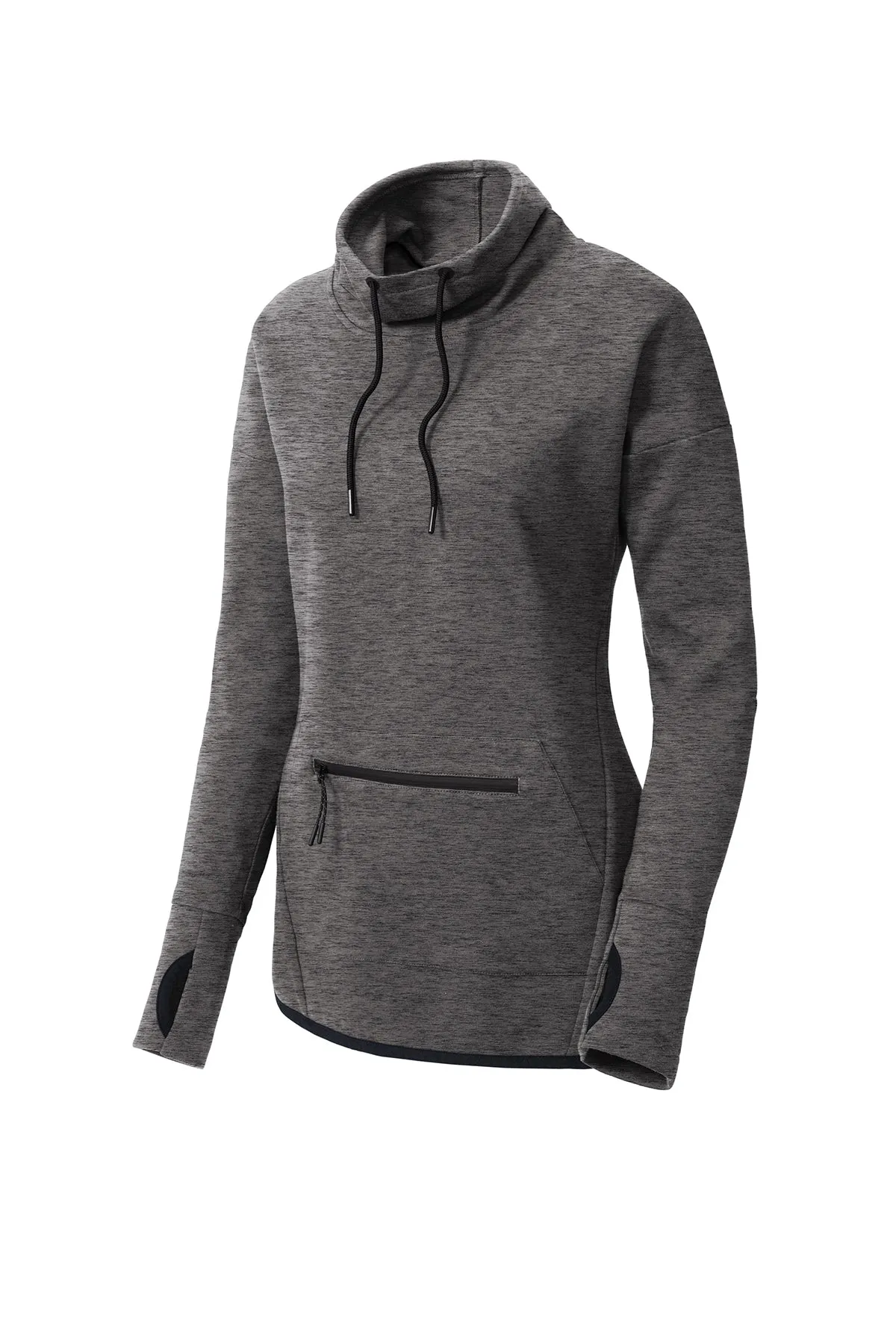 Sport-Tek Womens Triumph Cowl Neck Pullover