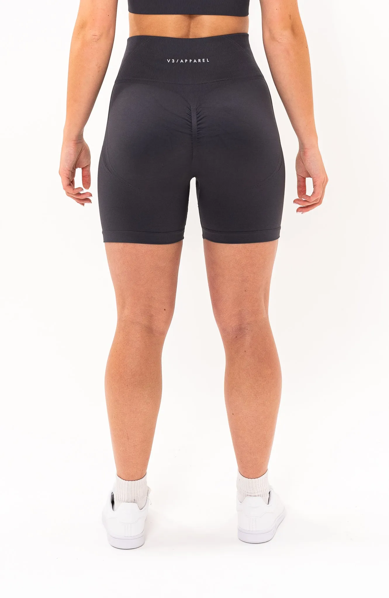 Tempo Seamless Scrunch Shorts - Grey