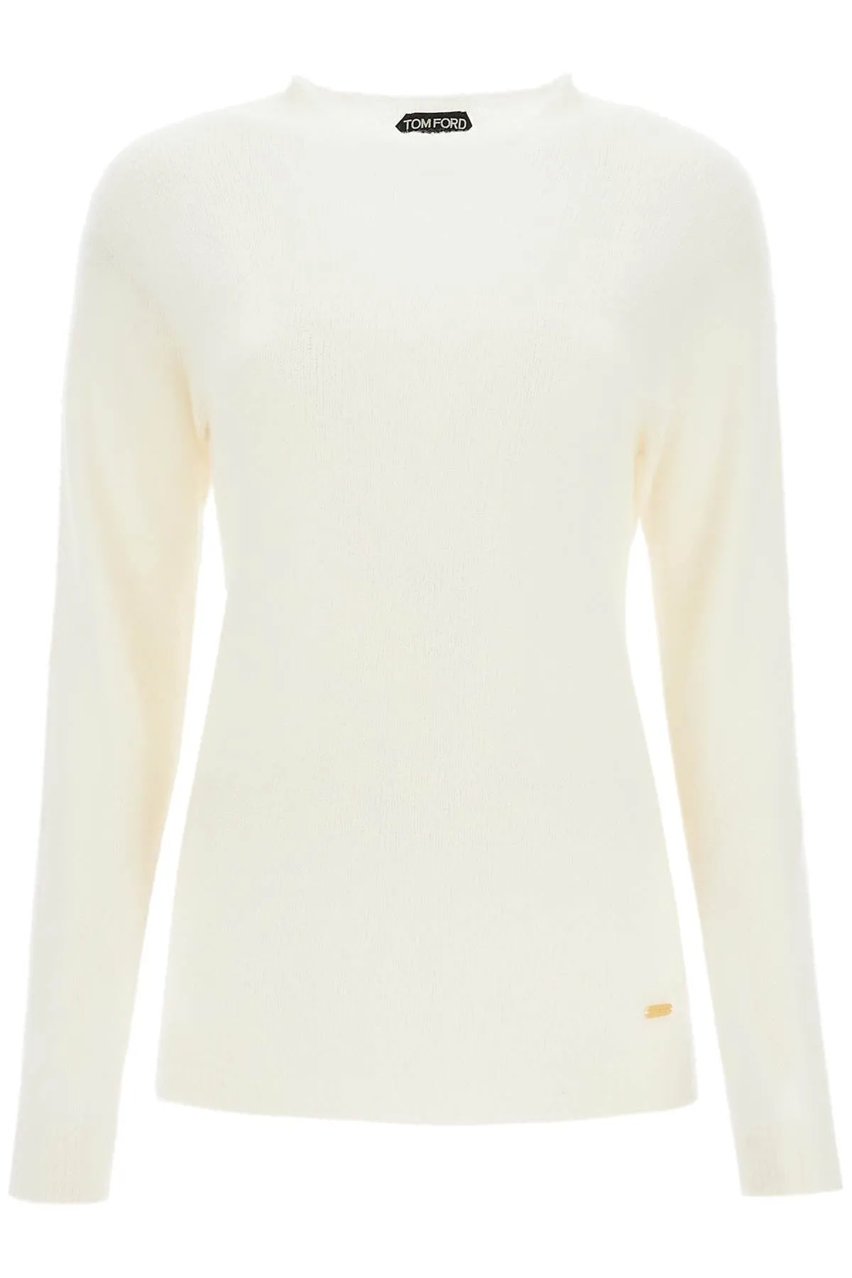 Tom Ford Cashmere And Silk Pullover Set   White