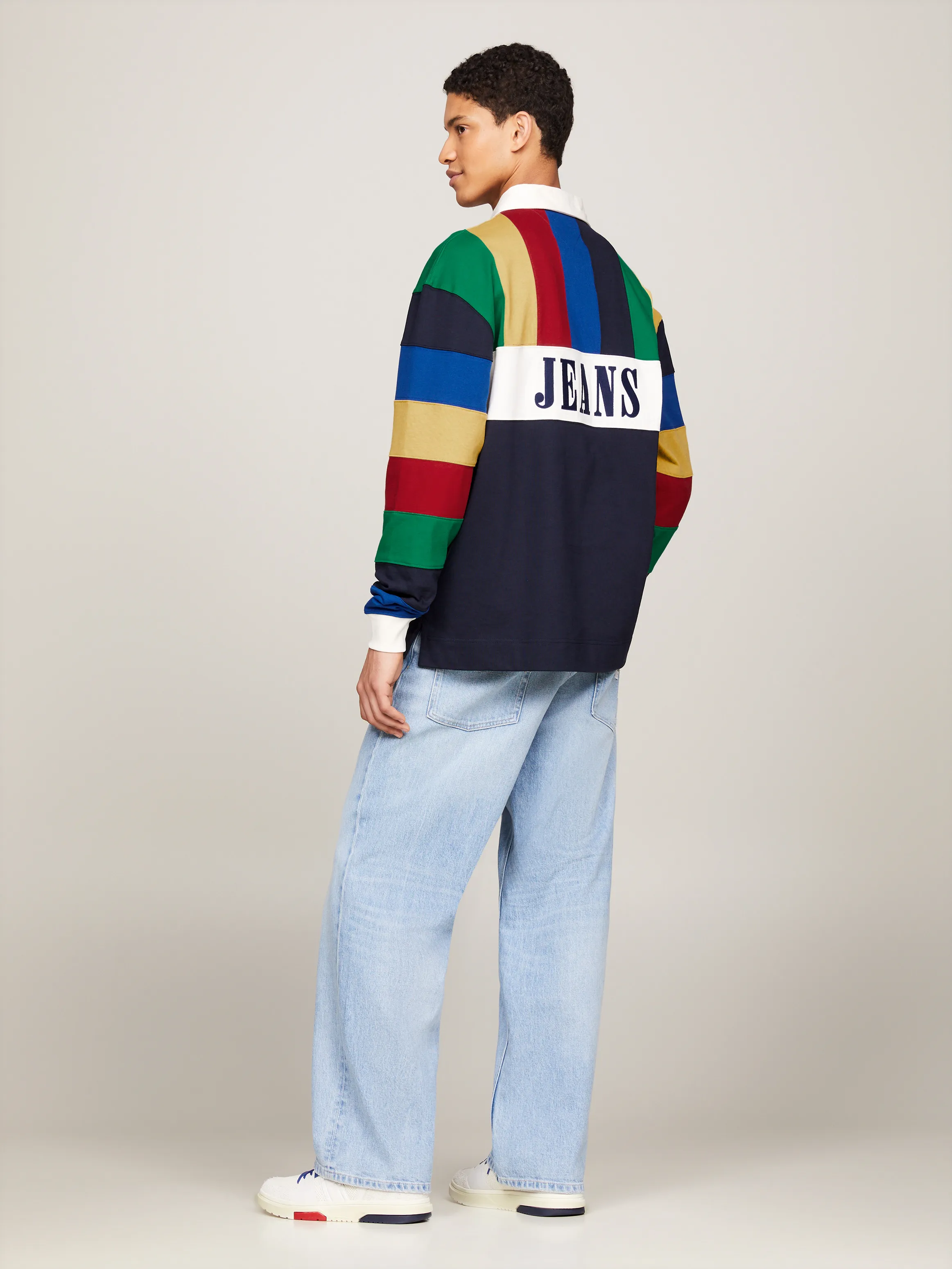 Tommy Jeans International Games Multicolour Rugby Shirt | Sweatshirts & Hoodies |Tommy Jeans