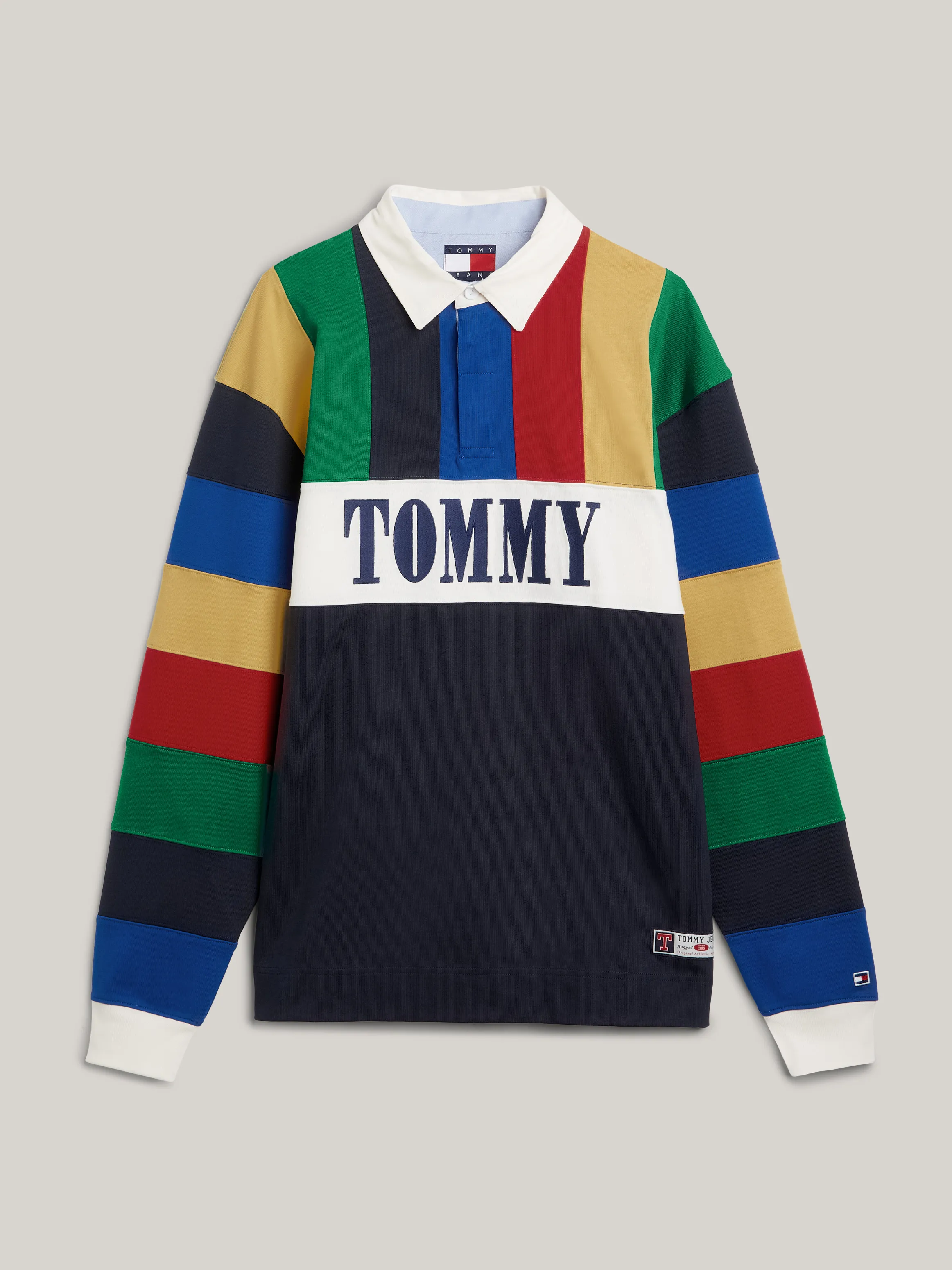 Tommy Jeans International Games Multicolour Rugby Shirt | Sweatshirts & Hoodies |Tommy Jeans