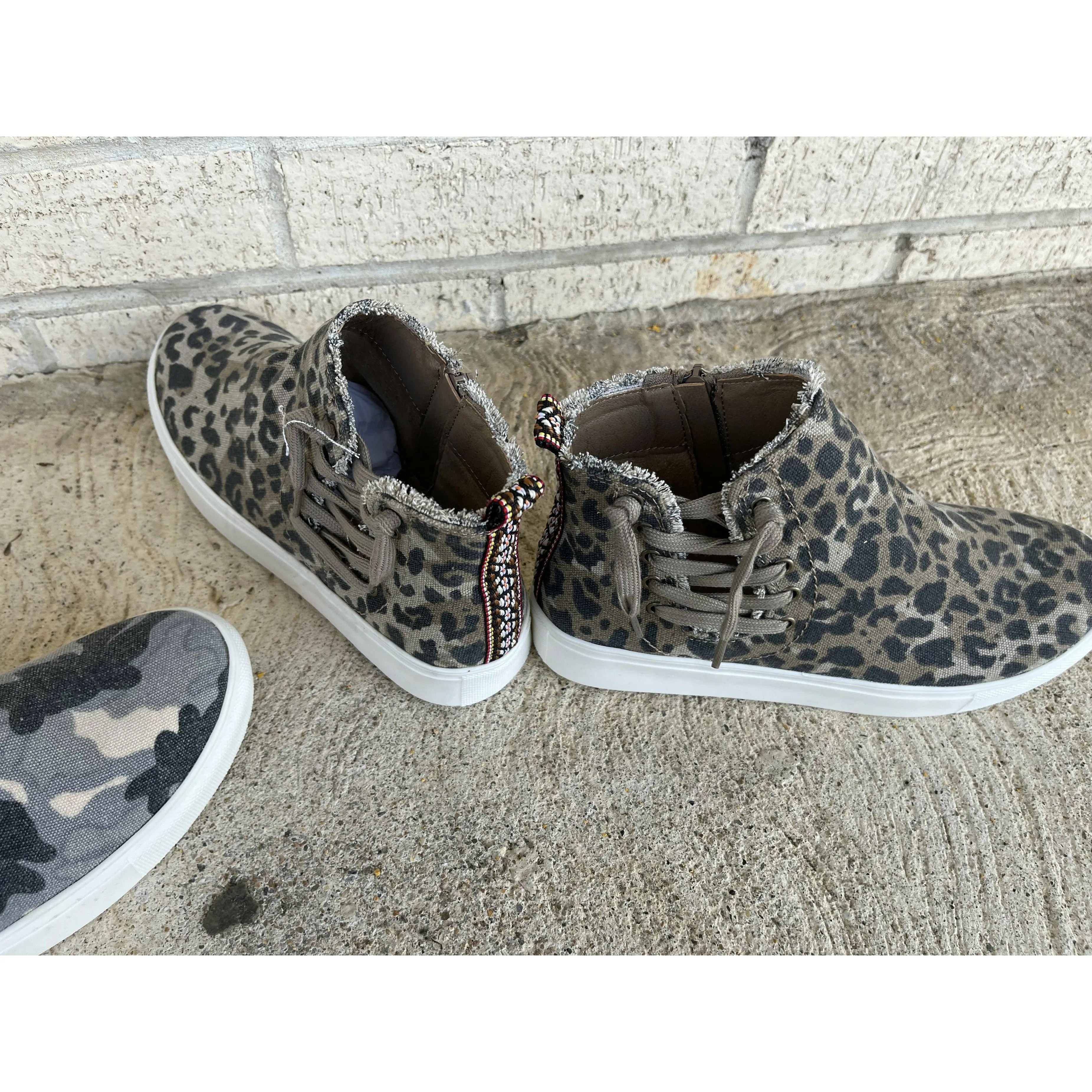 Trinity Leopard Aztec Sneaker