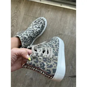 Trinity Leopard Aztec Sneaker