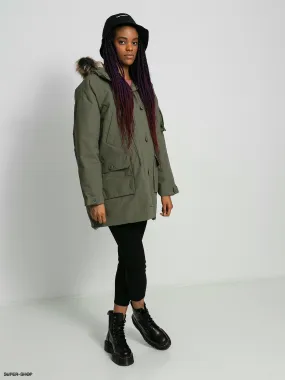 Volcom Warmer N Over 5K Parka Jacket Wmn (army green combo)