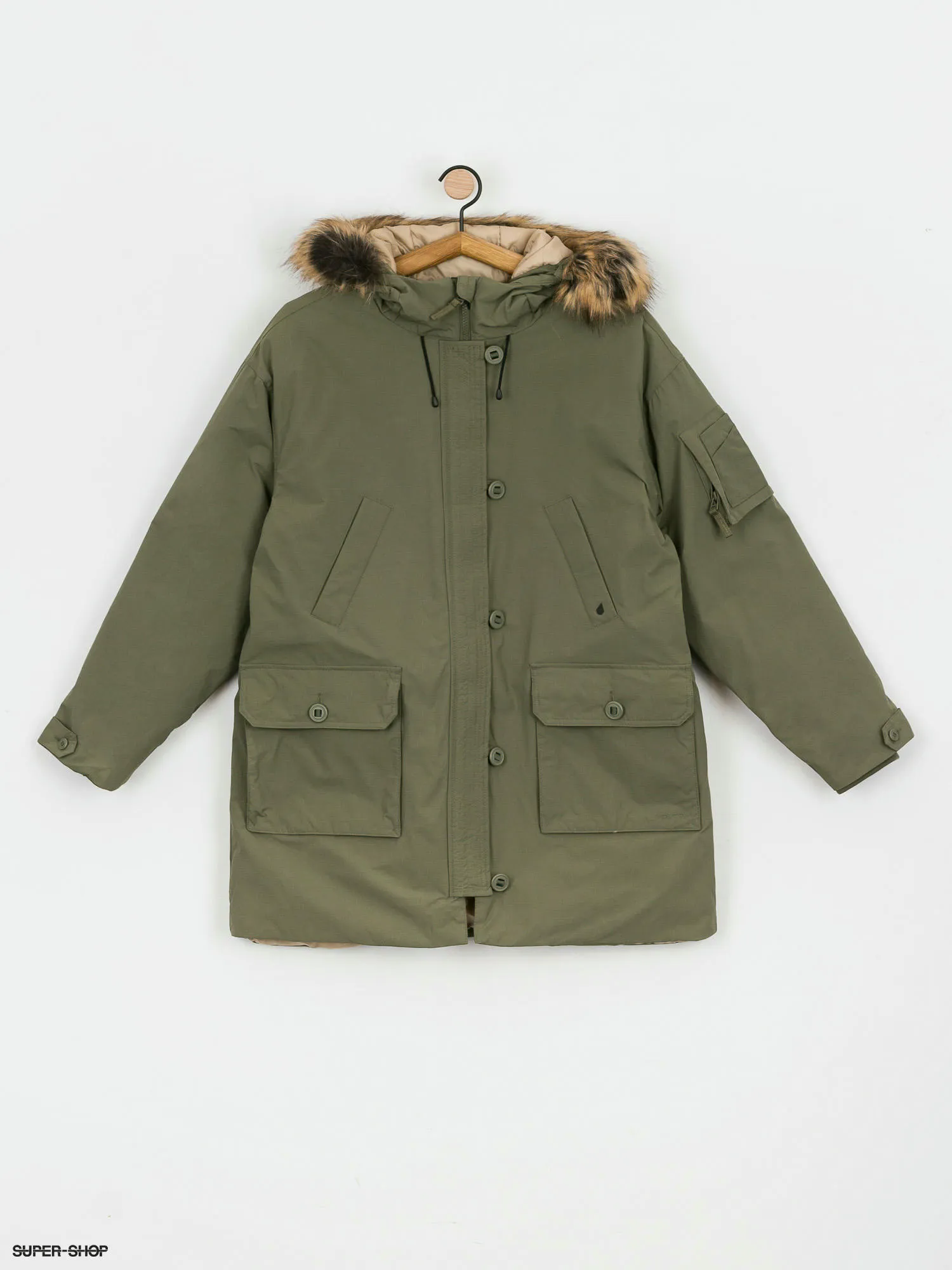 Volcom Warmer N Over 5K Parka Jacket Wmn (army green combo)