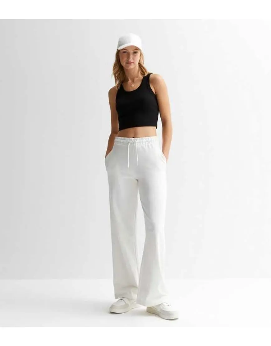 Wide Leg Joggers Drawstring