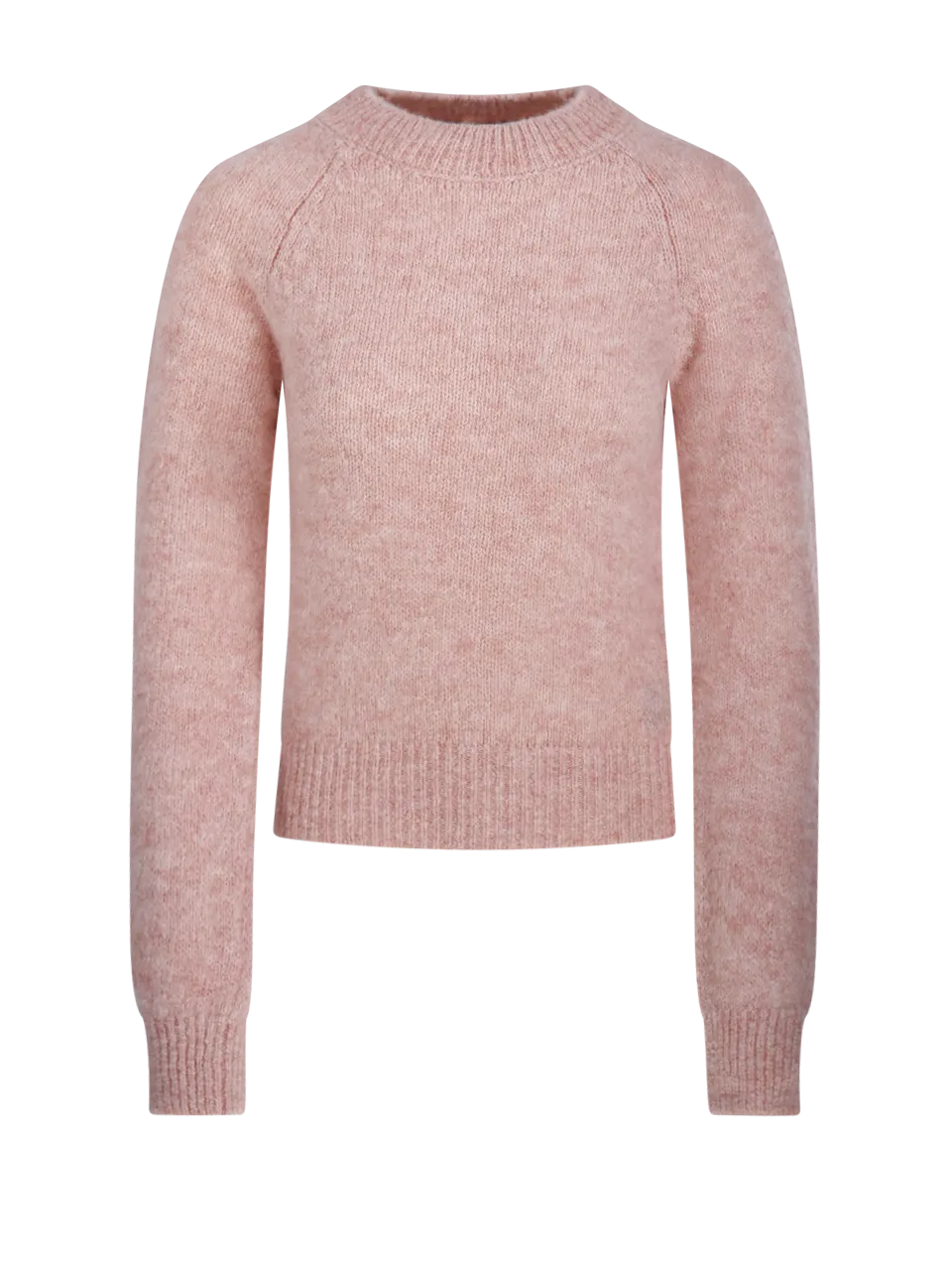 WOMAN DRIES VAN NOTEN PINK ALPACA TEXAS SWEATER