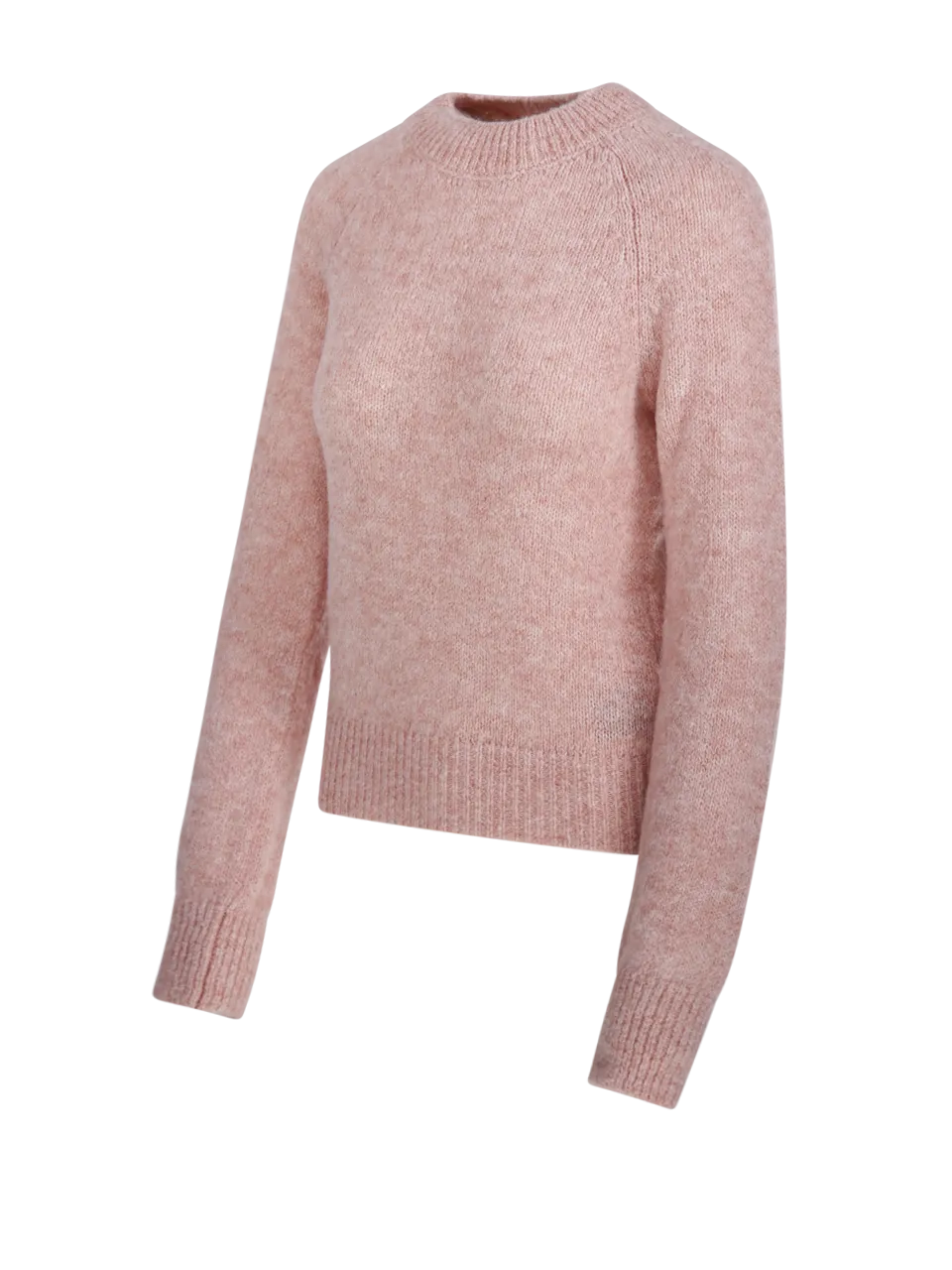 WOMAN DRIES VAN NOTEN PINK ALPACA TEXAS SWEATER