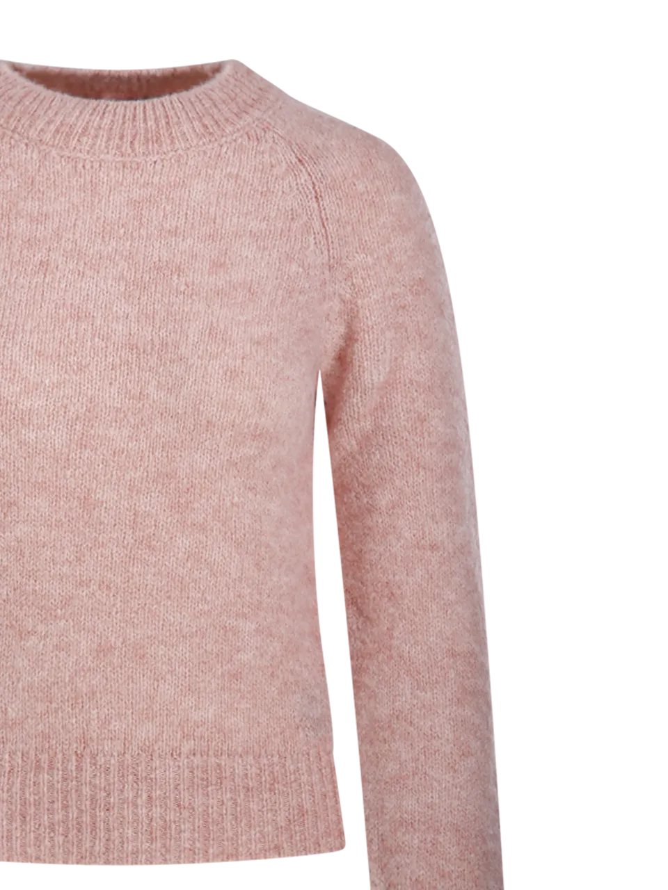 WOMAN DRIES VAN NOTEN PINK ALPACA TEXAS SWEATER