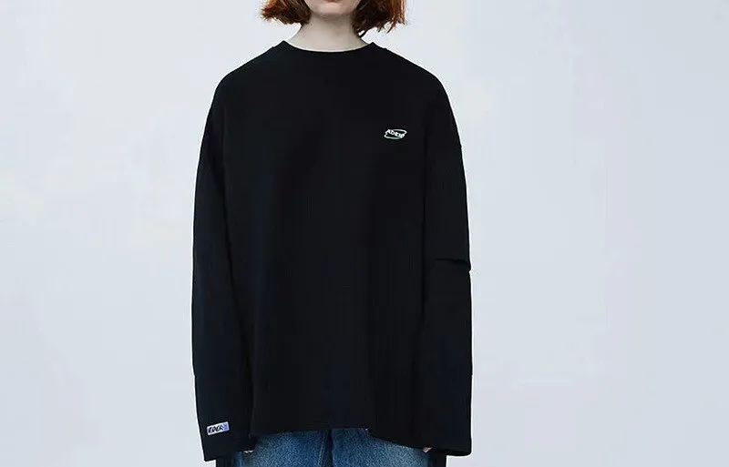 Xituodai Oversized Hoodie Men Women Ader Error Lrregular Stitches Pullover High Quality Double Sleeves Crewneck Sweatshirt