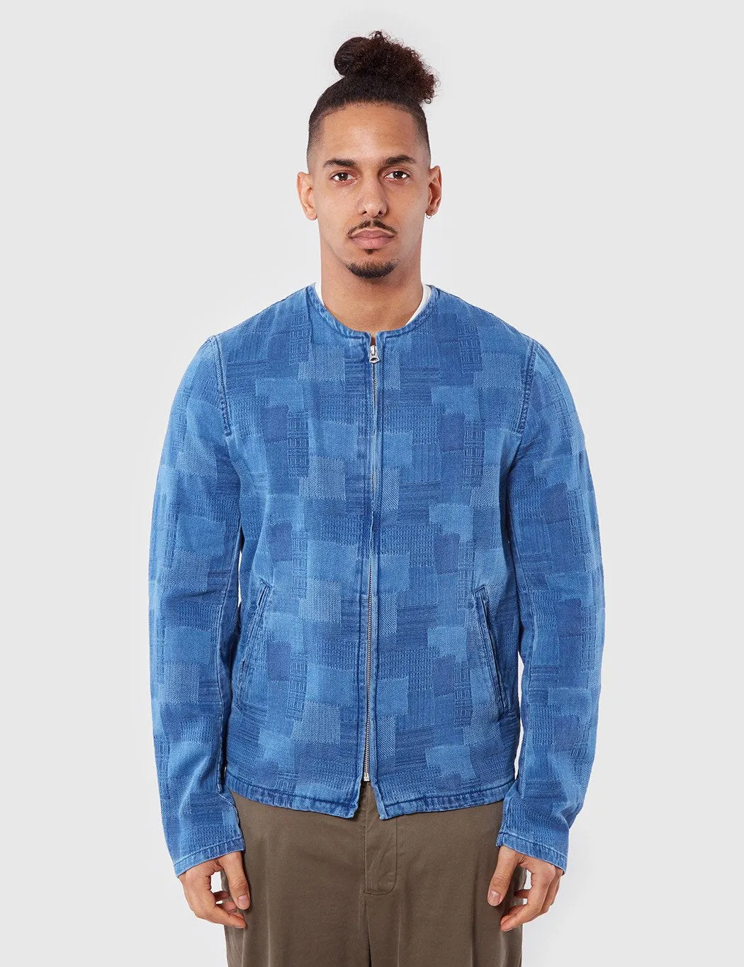 YMC Fonda Patchwork Jacket - Indigo